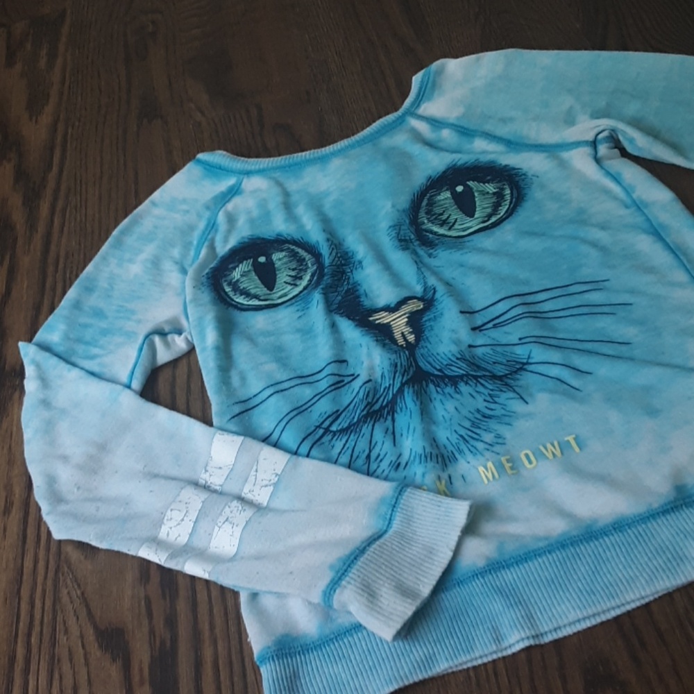 Blue Cat Sweater